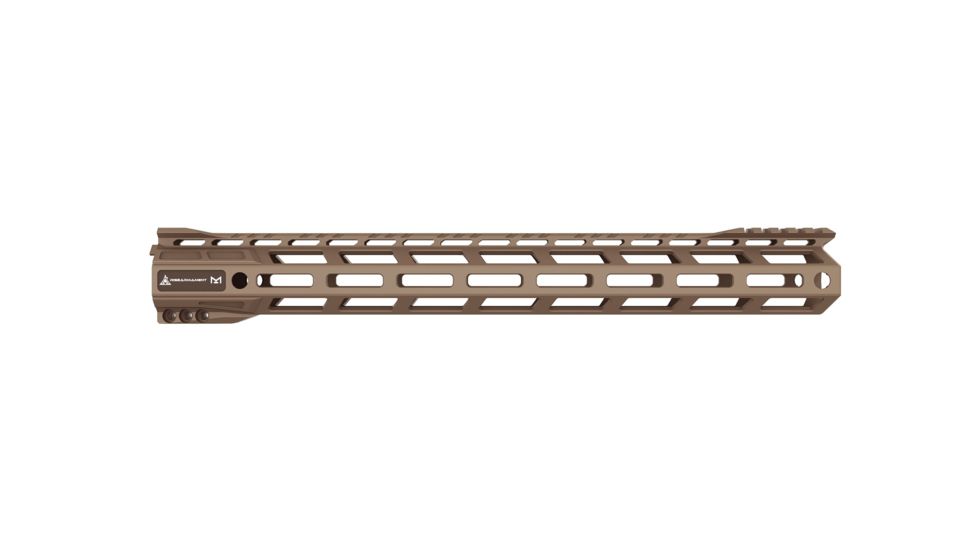 RISE Armament RA-905 Handguard, M-LOK, AR-15, 13.5in, 6061-T6 Billet Aluminum, Cerakote, FDE, RA-905-135-FDE