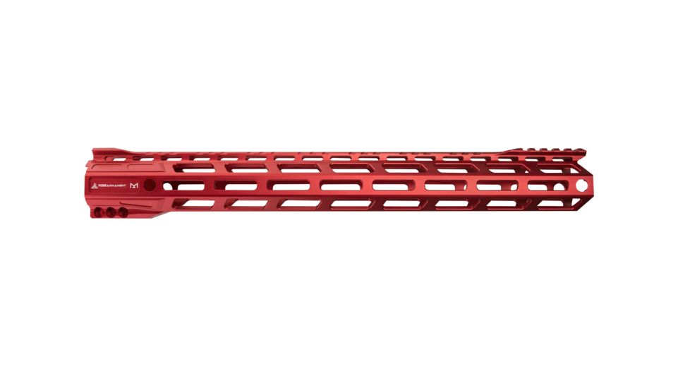 RISE Armament RA-905 Handguard, M-LOK, AR-15, 15in, 6061-T6 Billet Aluminum, Anodized, RISE Red, RA-905-150-RR