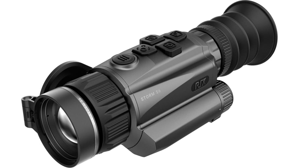 RIX STORM S6 35mm Thermal Imaging Rifle Scope, 50 Hz, 640x512, Black, RIX STORM S6