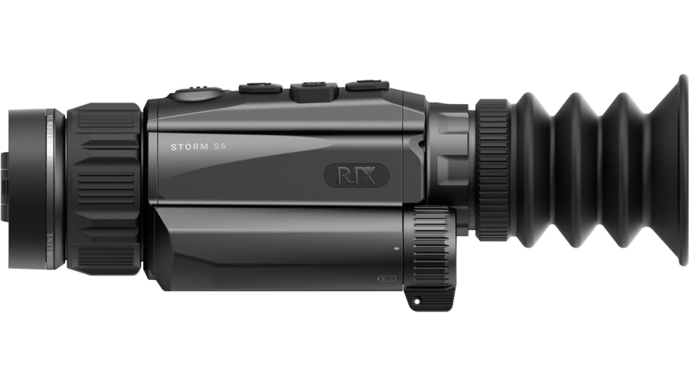 RIX STORM S6 35mm Thermal Imaging Rifle Scope, 50 Hz, 640x512, Black, RIX STORM S6