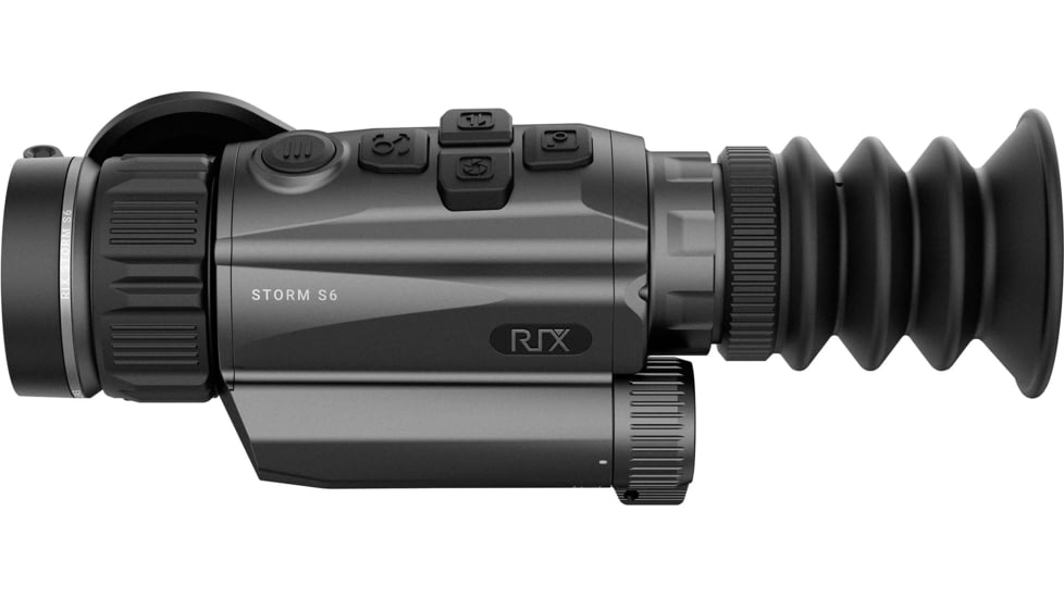 RIX STORM S6 35mm Thermal Imaging Rifle Scope, 50 Hz, 640x512, Black, RIX STORM S6