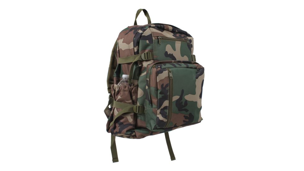 Rothco Woodland Camo Backpack, 88557