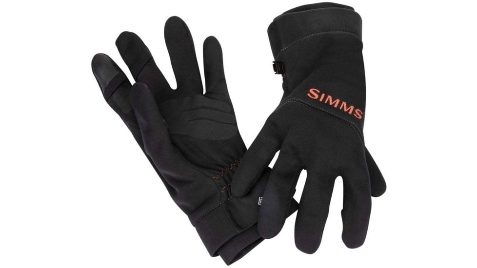 Simms Fishing Products Gore-Tex Infinium Flex Glove - Men's, Black, Small, gore-tex-nium-flex-glove