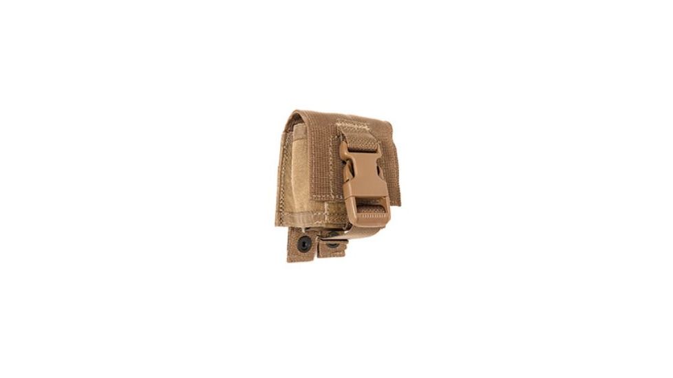 Tac Shield Single Frag Grenade Molle Pouch, Coyote T4005CY