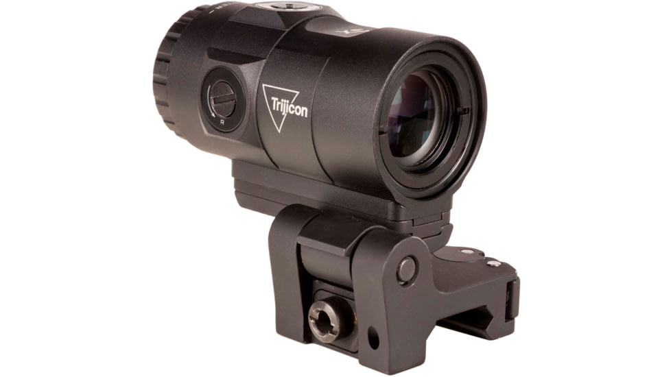 Trijicon MRO HD 3X Red Dot Sight Magnifiers w/Adjustable Height Quick Release, Flip to Side Mount, Black, 2600001