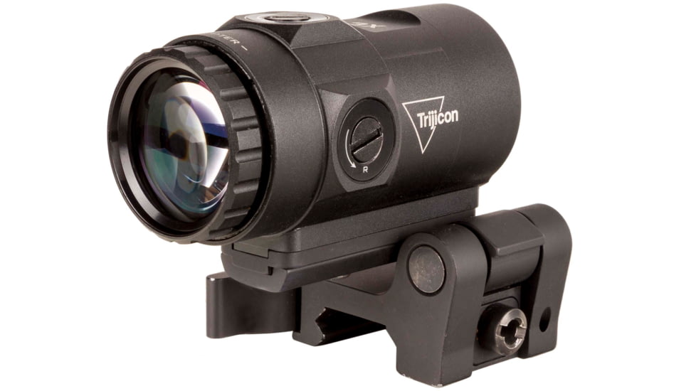 Trijicon MRO HD 3X Red Dot Sight Magnifiers w/Adjustable Height Quick Release, Flip to Side Mount, Black, 2600001