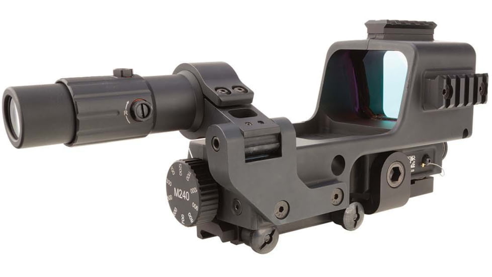 Trijicon MGRS and MAG Red 35 MOA Segmented Circle Rifle Scope 3.0 MOA Dot M2/M240, Black, 2300005