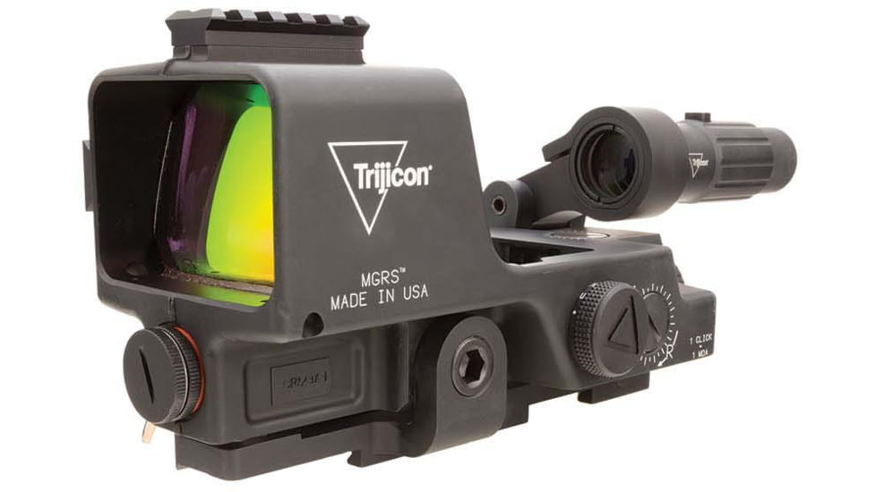 Trijicon MGRS and MAG Red 35 MOA Segmented Circle Rifle Scope 3.0 MOA Dot M2/M240, Black, 2300005