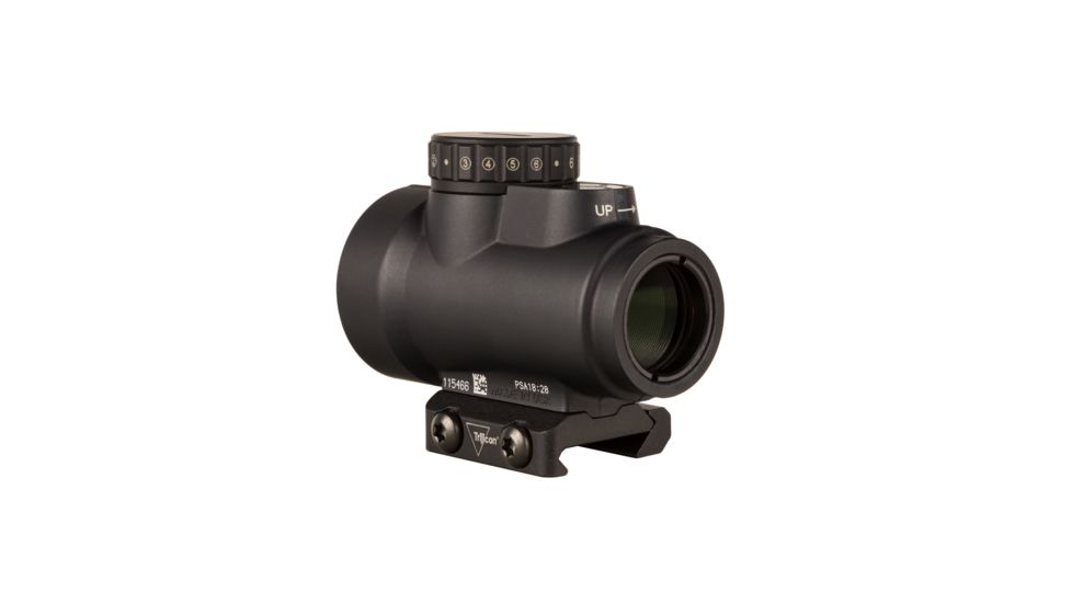 Trijicon MRO HD 1x25mm Red Dot Sights, 68 MOA Reticle w/ 2.0 MOA Dot, Low Mount AC32067, Angled Glass, Black, 2200051