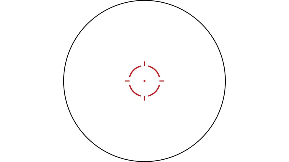 Trijicon MRO HD 1x25mm Red Dot Sights, 68 MOA Reticle w/ 2.0 MOA Dot, No Mount, Angled Glass, Black, 2200050