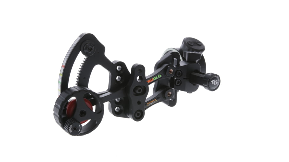 TruGlo Range Rover Pro Bow Sight W/Green Led Dot, Black, TG6401GB