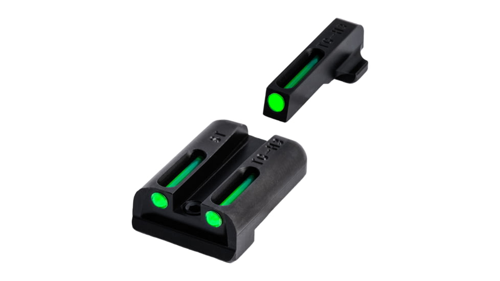 TruGlo Tritium/Fiber Optic Night Sight Set, Green #6 Front, #8 Rear - Sig, TG-TG131ST2