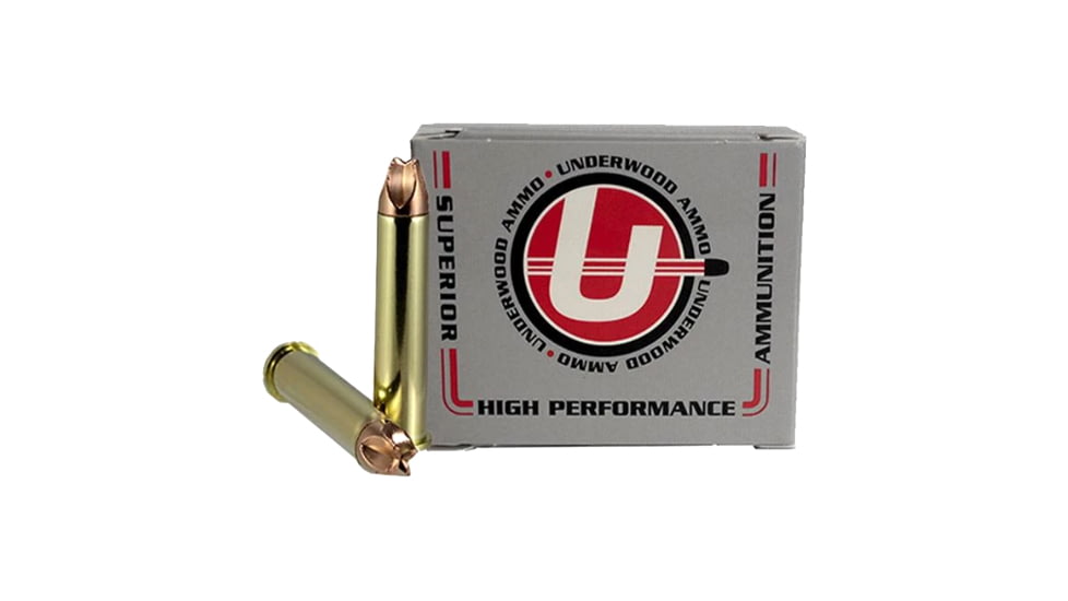 Underwood Ammo .45-70 Government +P 325 Grain Solid Monolithic Nickel Plated Brass Cased Rifle Ammo, 20 Rounds, 908