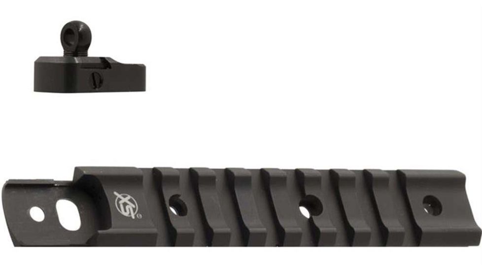 XS Sight Systems Shortrail w/Ghost Ring, Remington 870, Matte Black, Standard, RE-5002R-N