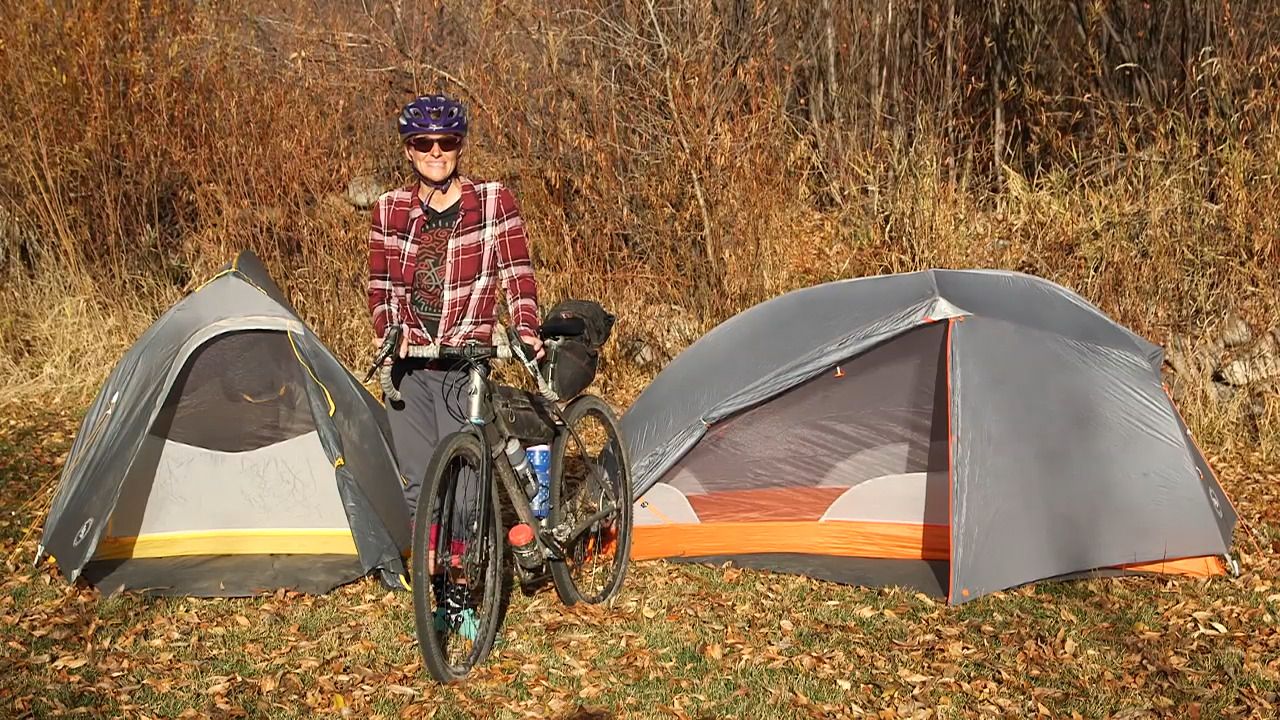 opplanet big agnes copper spur and fly creek hv ul1 and 2 bikepacking tents video