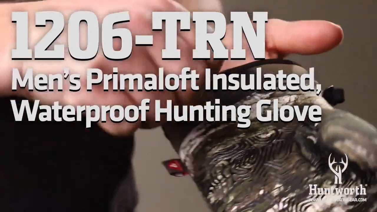 opplanet huntworth 1206 trn mens primaloft insulated waterproof hunting glove video