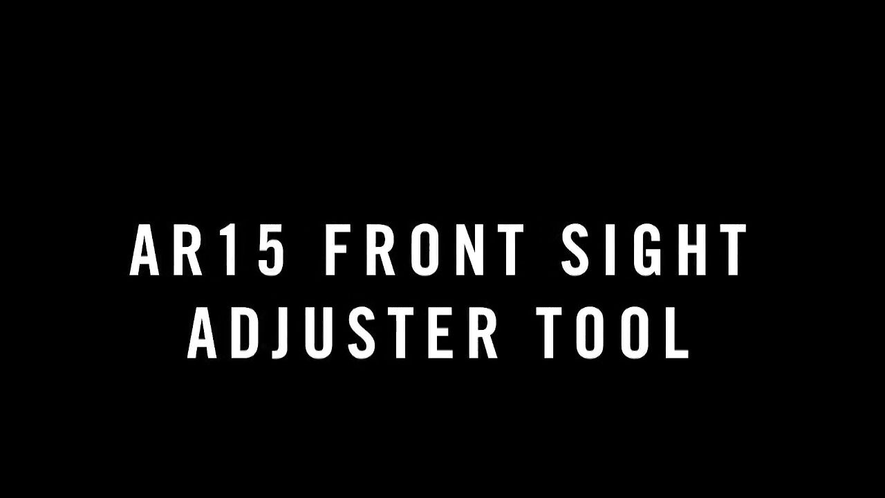 opplanet real avid ar15 front sight adjuster tool new video