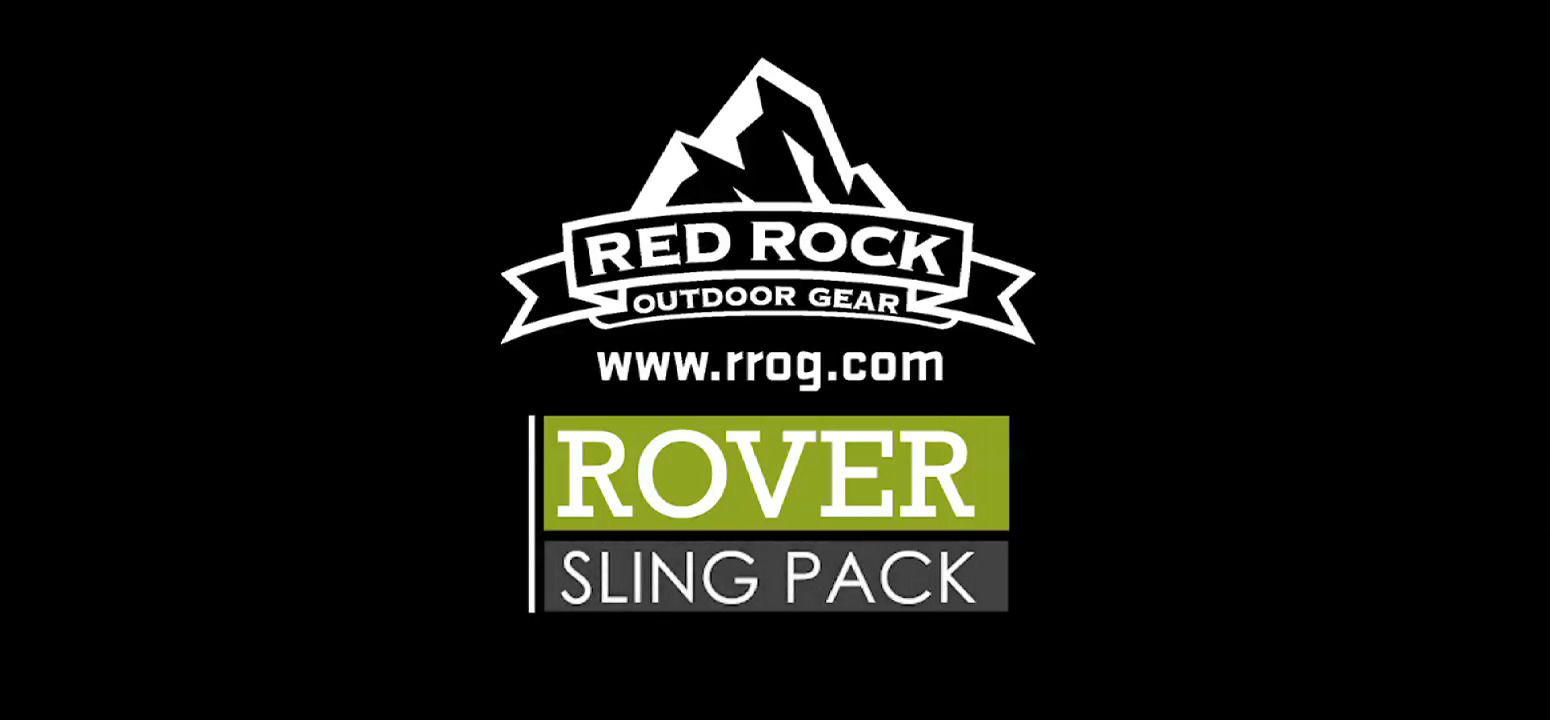 opplanet red rock outdoor gear rover sling backpack video