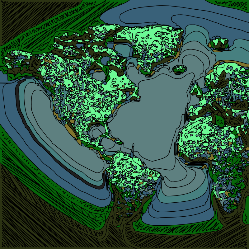 Strange World Map