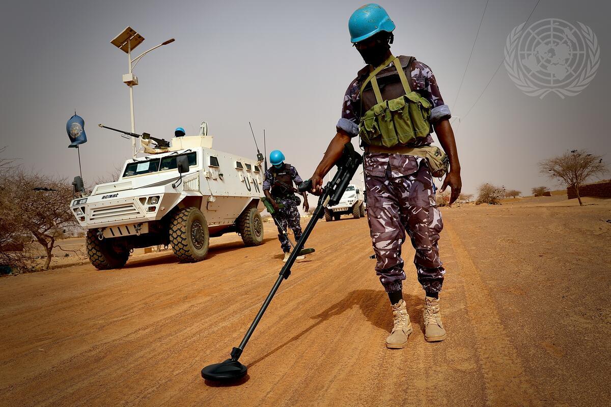 MINUSMA Search and Detect Team Surveys Road in Mali