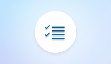 Icon of a checklist