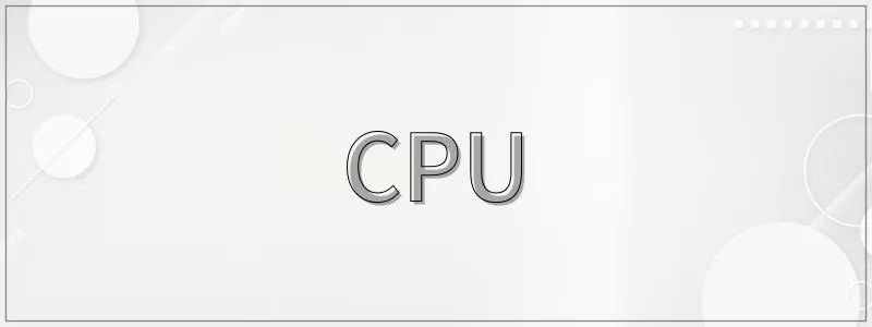 CPU