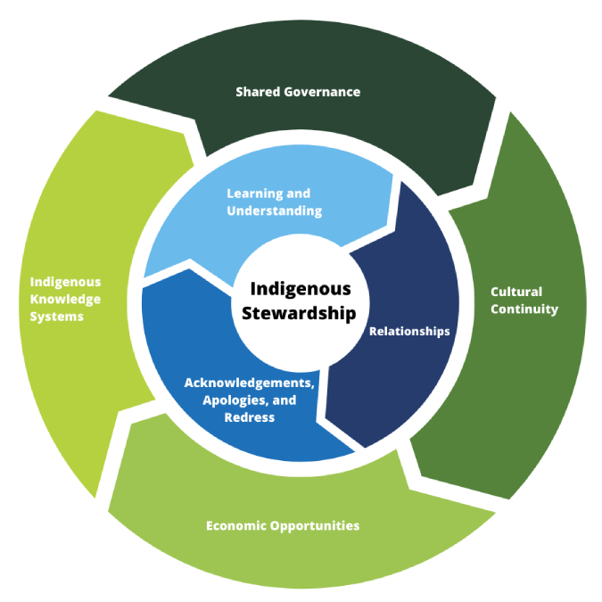 Indigenous Stewardship Framework, text version follows