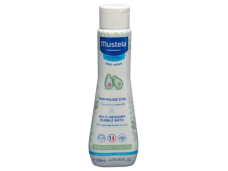 MUSTELA Bain Mousse Éveil Peau Normale, 200 ml