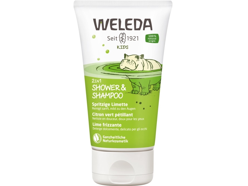 WELEDA Kids 2in1 Shower & Shampoo Citron vert pétillant 150 ml