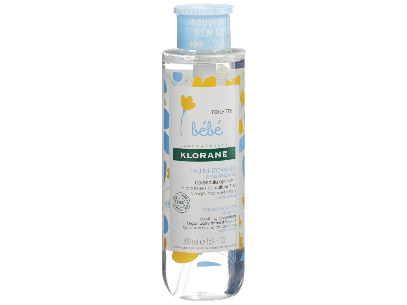 KLORANE Bébé Eau nettoyante sans rinçage 500 ml