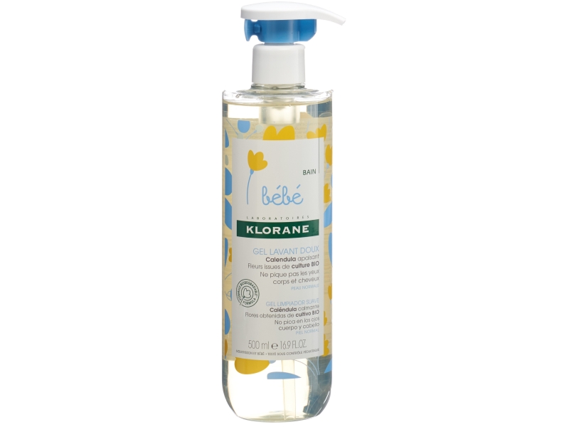 KLORANE Bébé Gel douceur moussant 500 ml