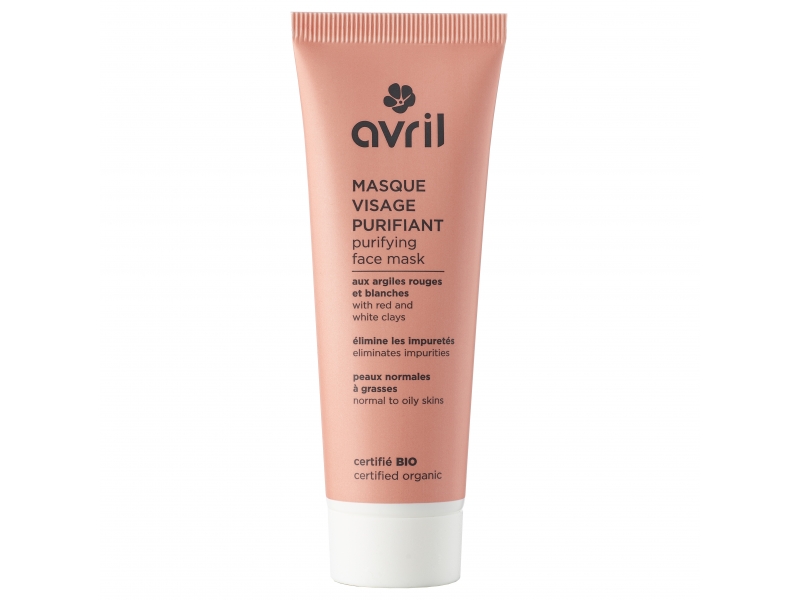 AVRIL Masque visage purifiant 50 ml certifié bio