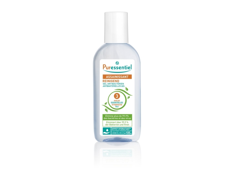 PURESSENTIEL Assainissant Gel Mains Aloe vera & alcool végétal 80 ml