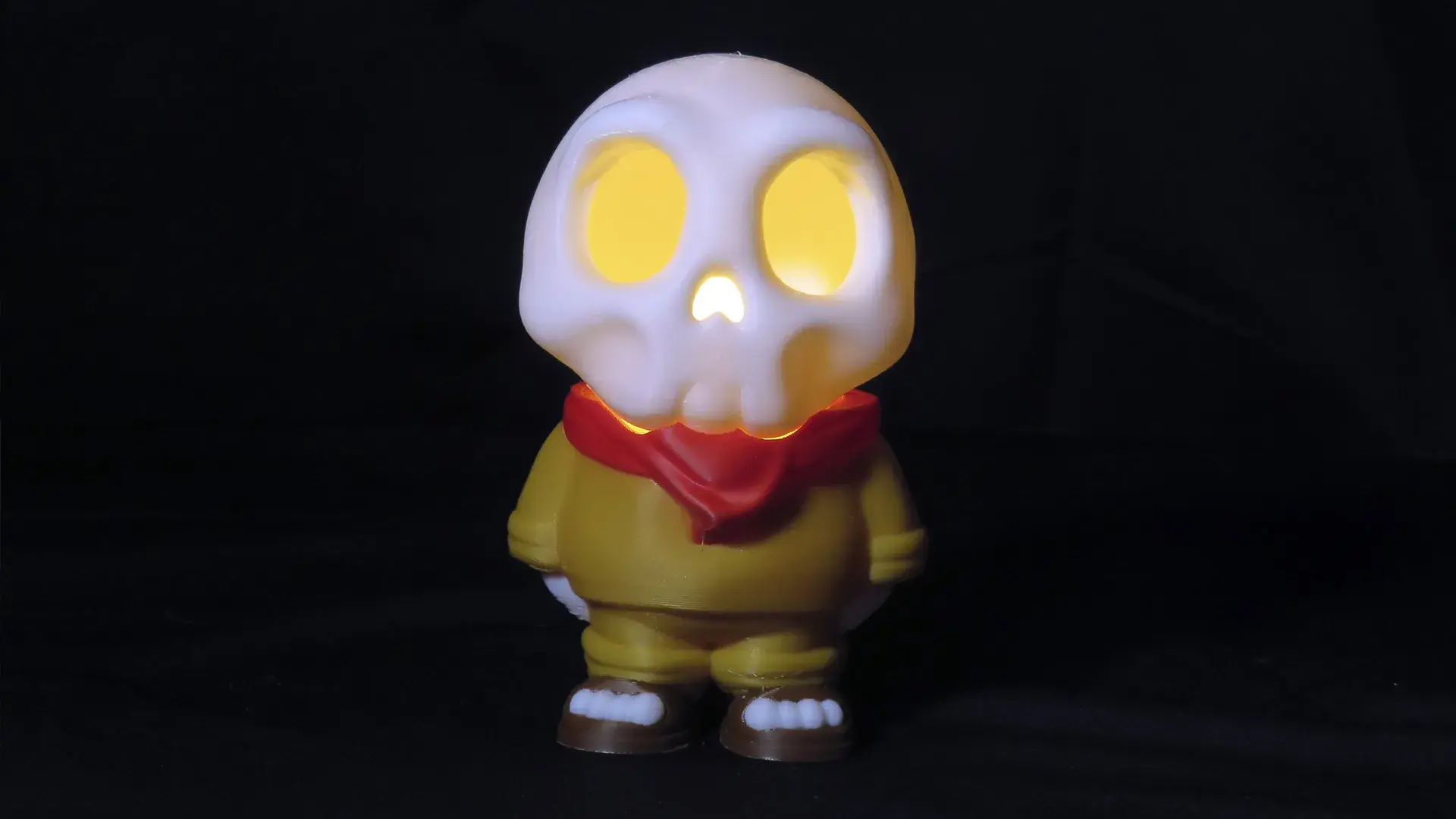 LED CANDLE HOLDER PUMPKIN AND SKULL