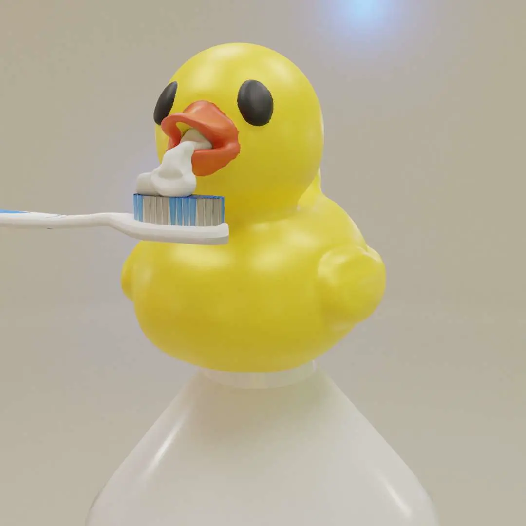 Home page module: Duck Toothpaste Topper