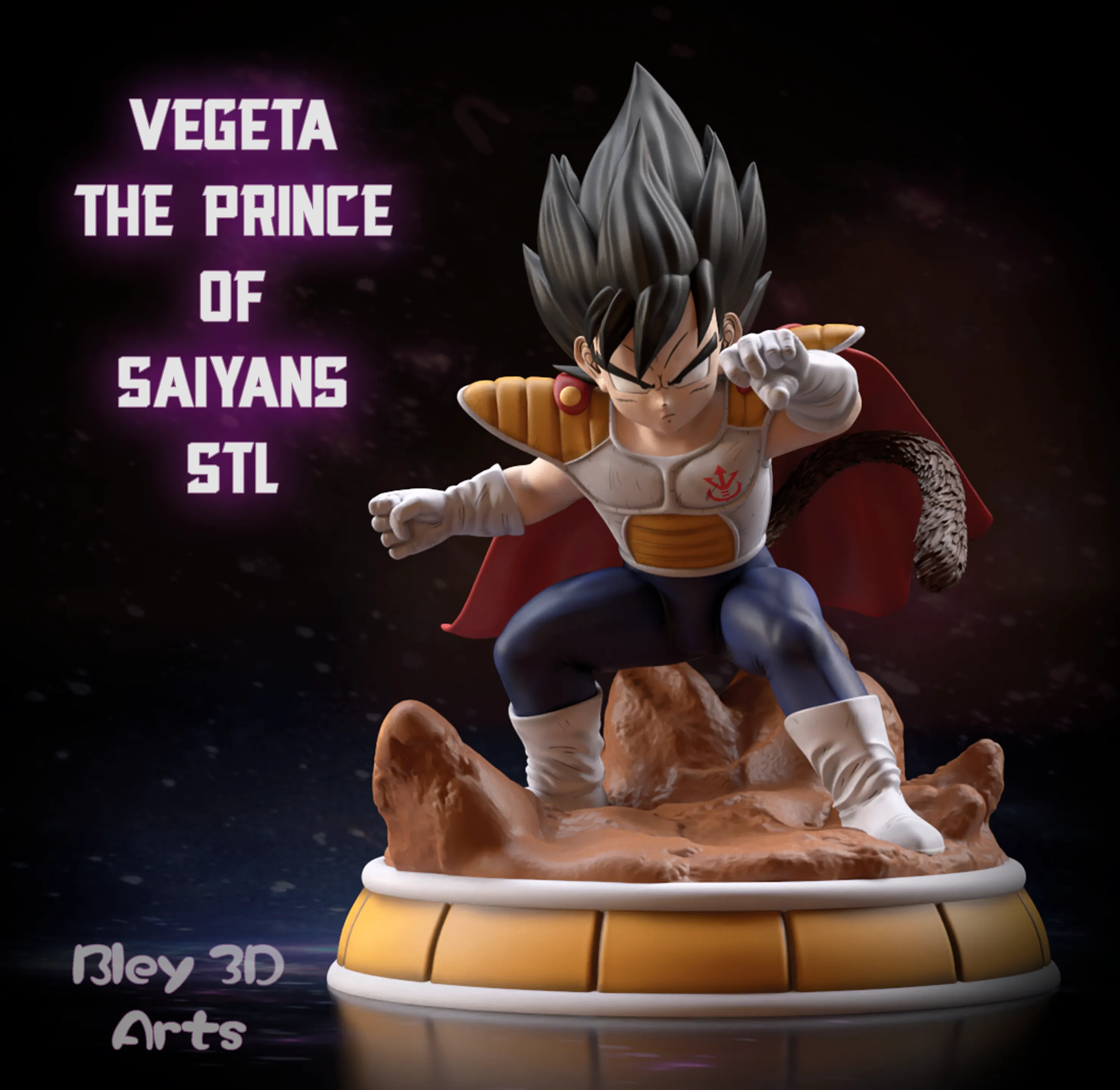 Kid Vegeta STL