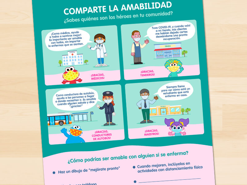 Comparte la amabilidad