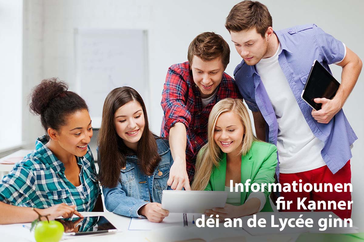 L'informatique lors du passage au lycée - Aus IAM4Kids gëtt IAM, deng digital Identitéit am Lycée