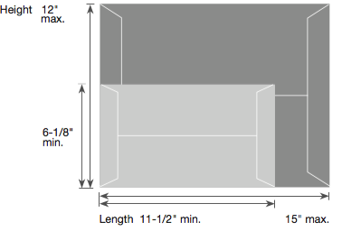 Valid Large Envelope Dimensions