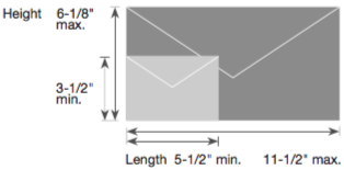 Valid Letter Dimensions