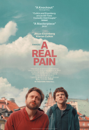 A Real Pain movie 2024 poster.