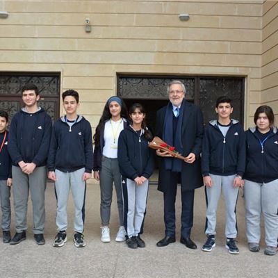 SABIS PRESIDENT MR. CARL BISTANY VISIT TO SORAN INTERNATIONAL SCHOOL