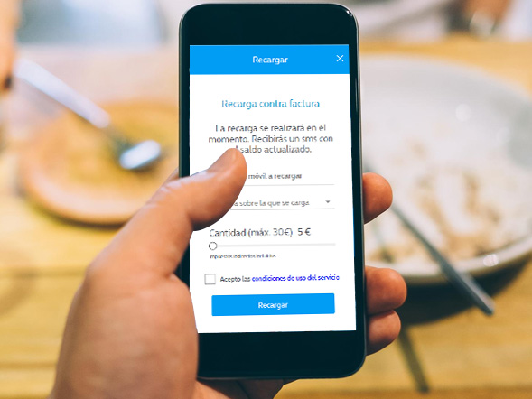 recargar saldo contra factura movistar