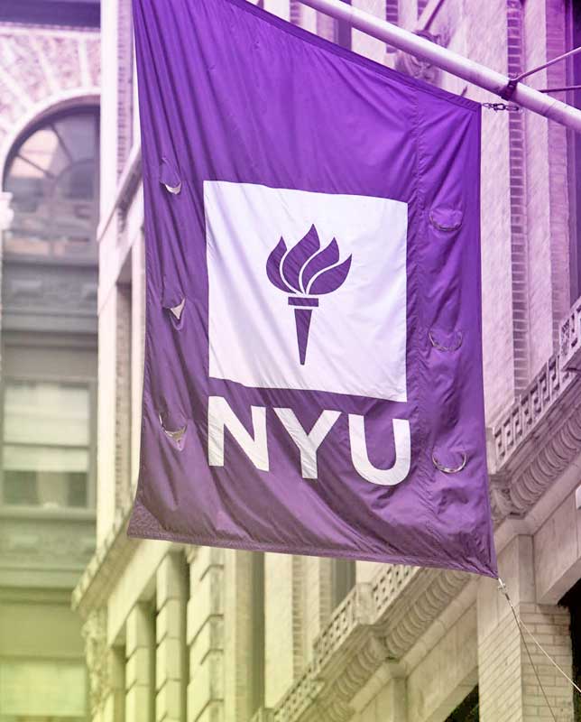 NYU flag