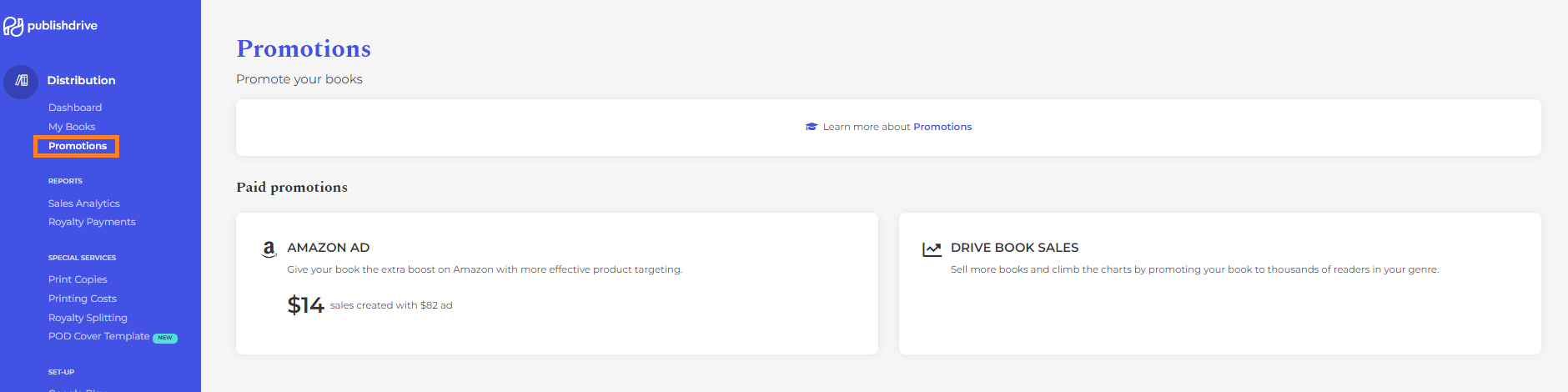 promotions publishdrive