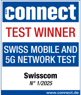 connect test winner: swiss mobile and 5G network test