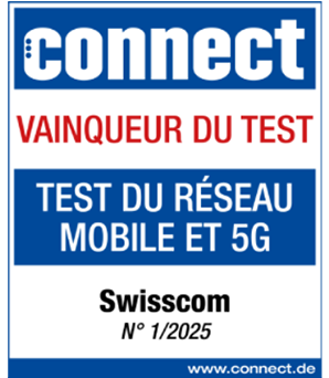 connect Testsieger: Mobilfunk- und 5G-Netztest, Swisscom Heft 1/2024