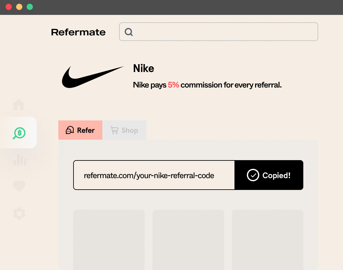 Refer Refermate Demo screen #2