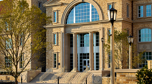 exterior view of the Harrison building