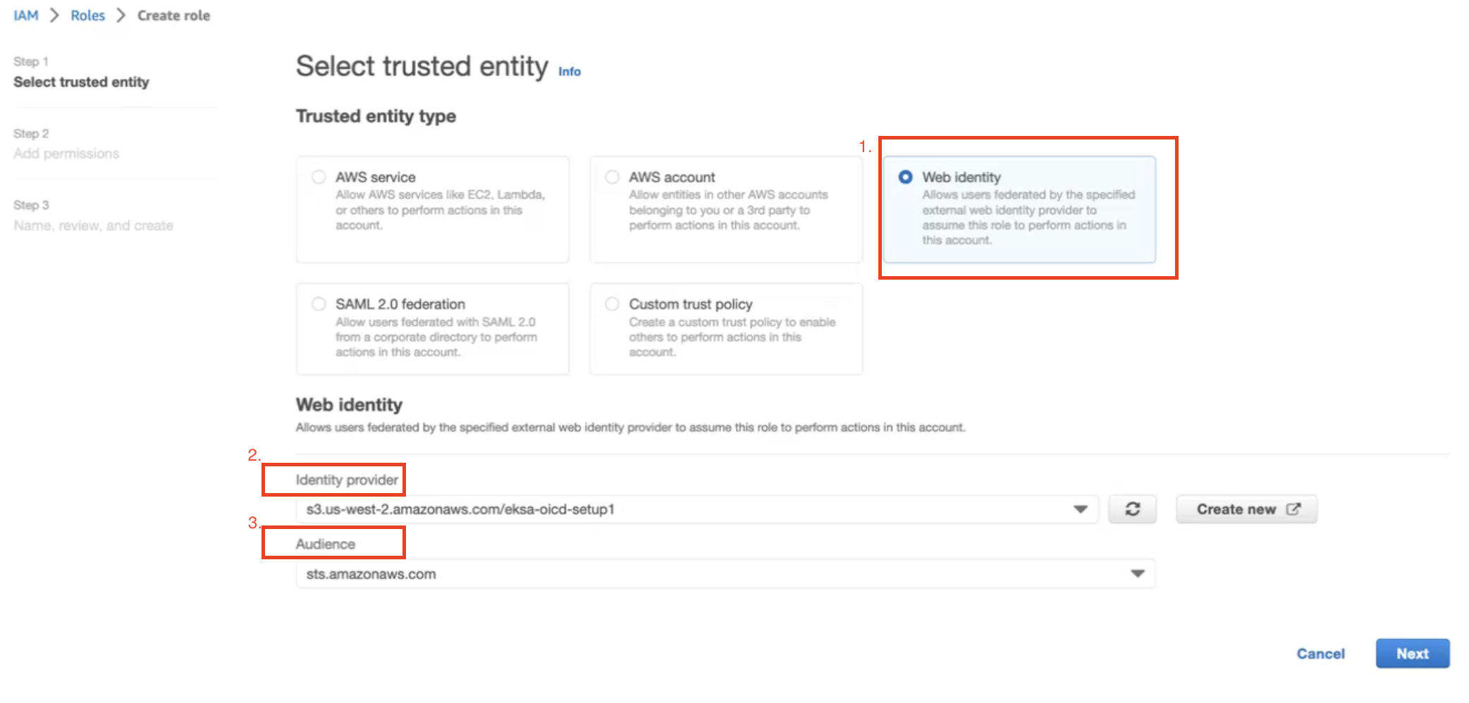 Observability Role Creation